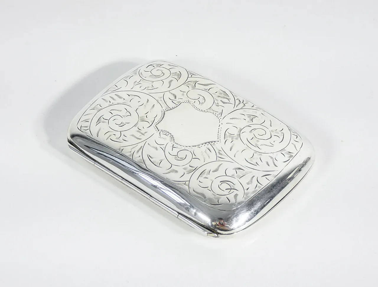 Cigarette case in silver, 1920s 5