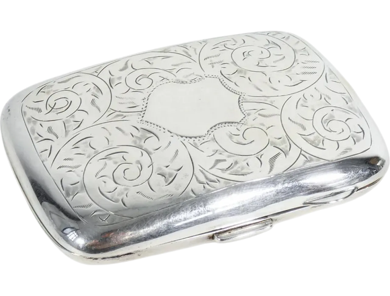 Cigarette case in silver, 1920s 8