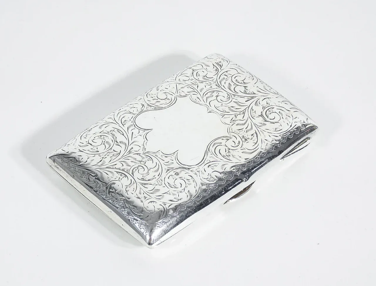 Cigarette case in silver, early 20th century 4
