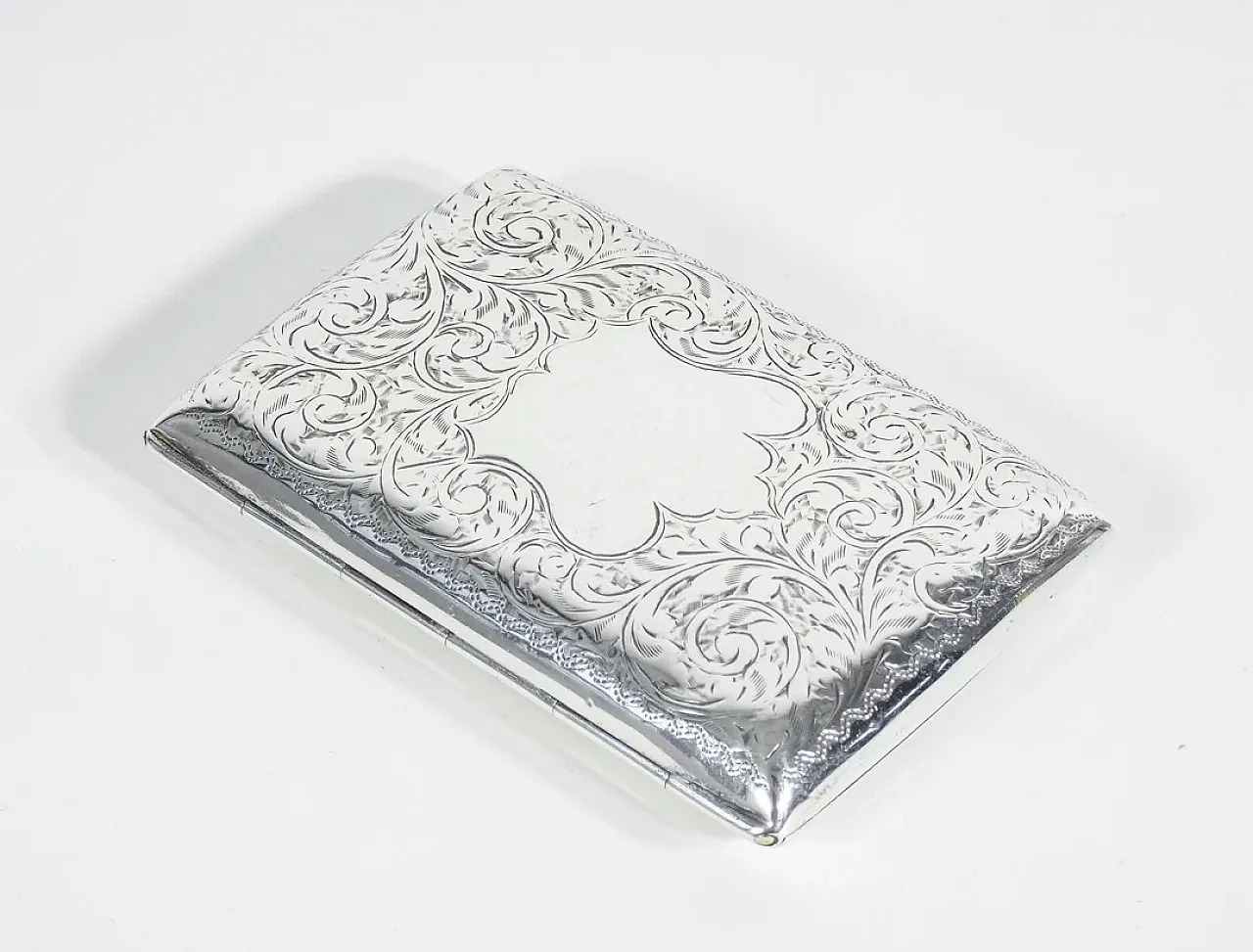 Cigarette case in silver, early 20th century 5