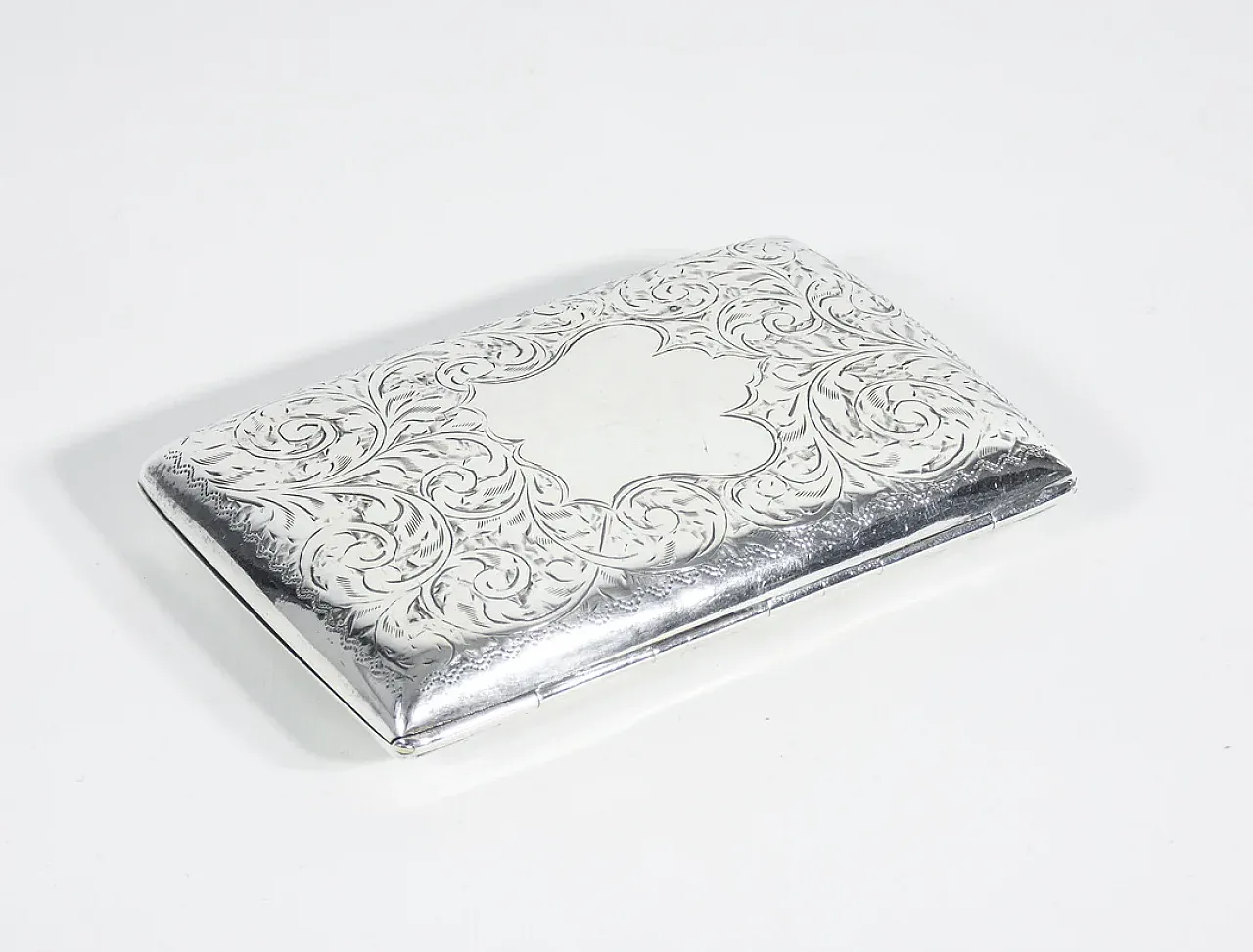 Cigarette case in silver, early 20th century 6