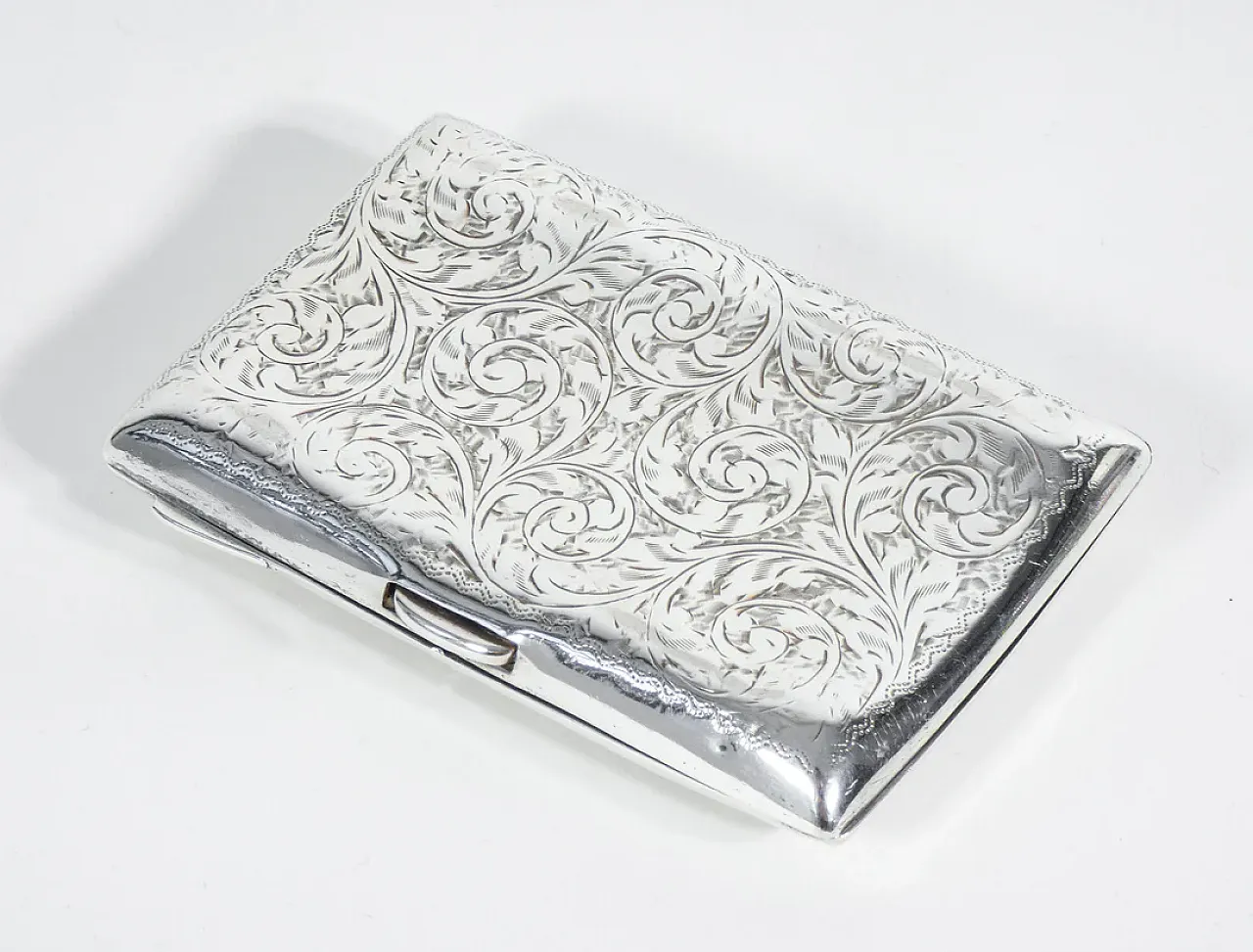 Cigarette case in silver, early 20th century 8