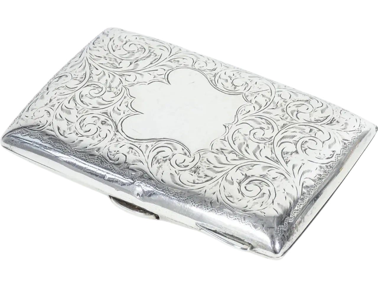 Cigarette case in silver, early 20th century 12