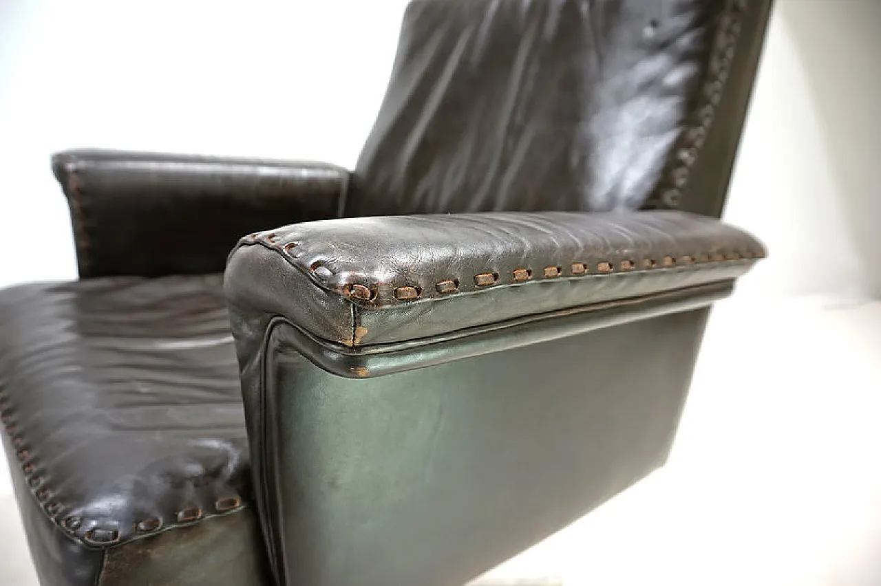 Poltrona in pelle De Sede DS 35, anni '60 4