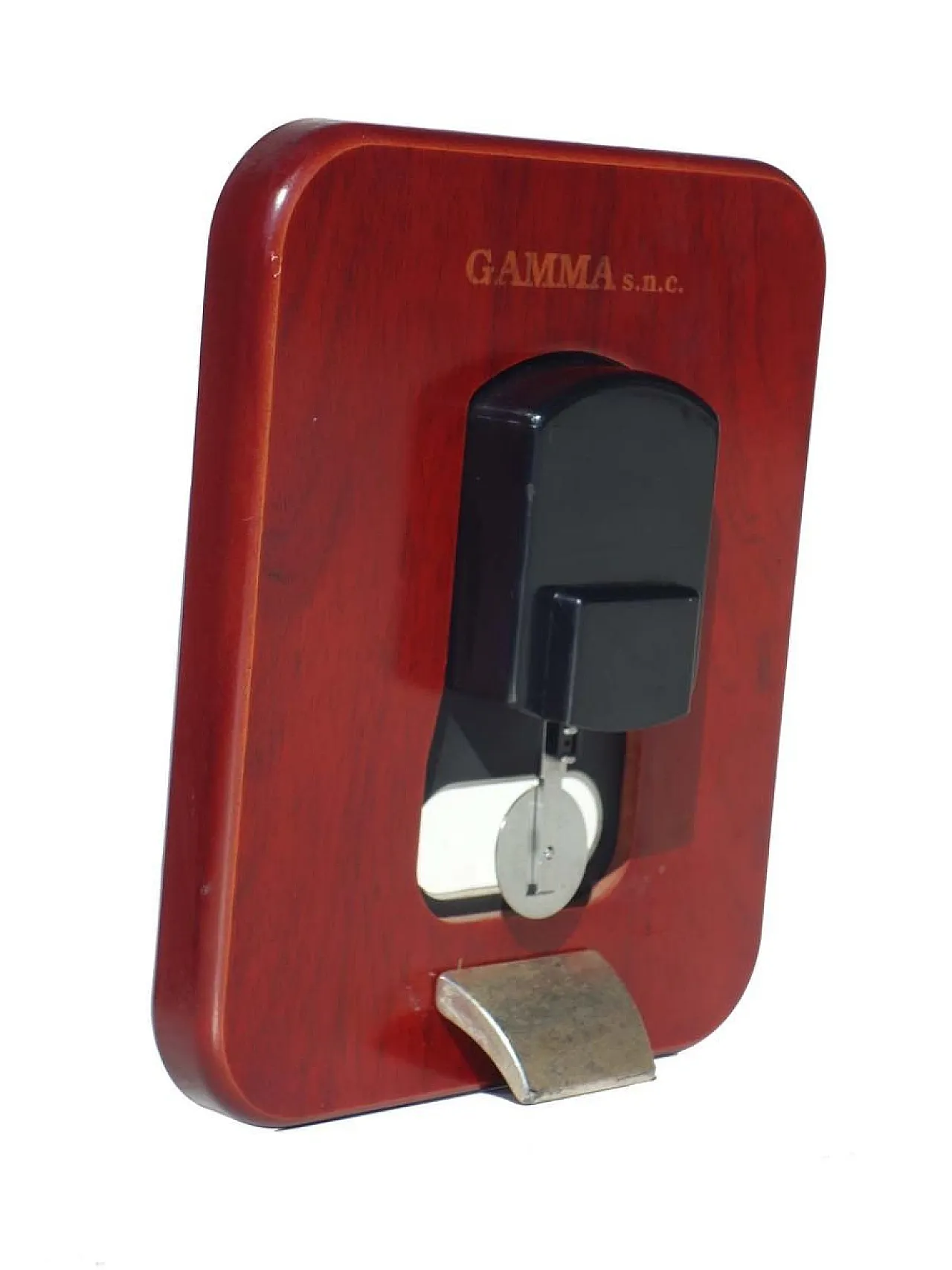 Silver table clock by Pierre Cardin, 1990s 5