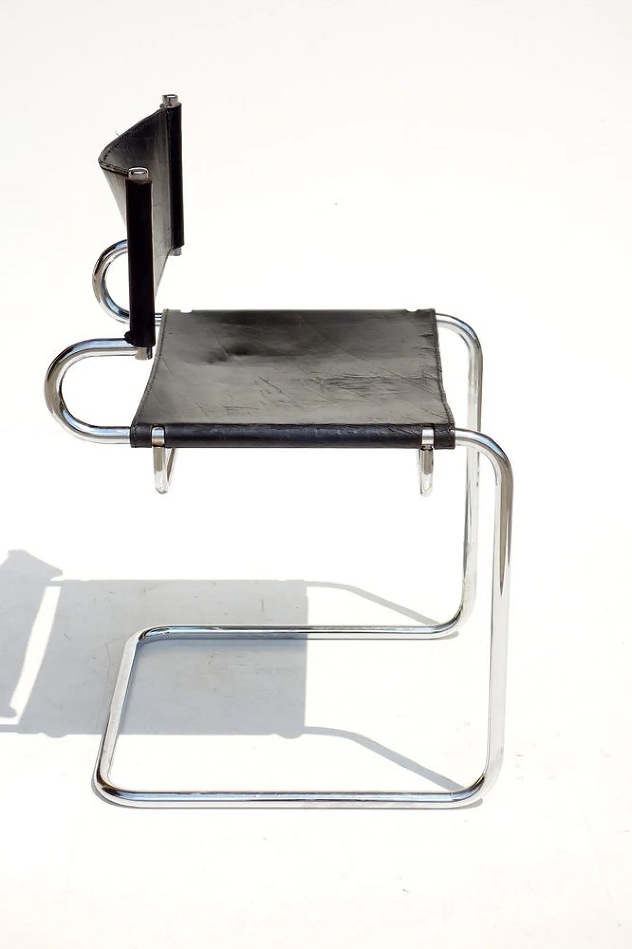 Terrj leather chair by Luigi Saccardo for Arrmet, 1970s 2