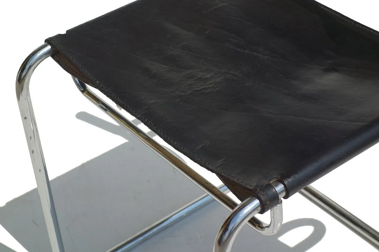 Terrj leather chair by Luigi Saccardo for Arrmet, 1970s 6