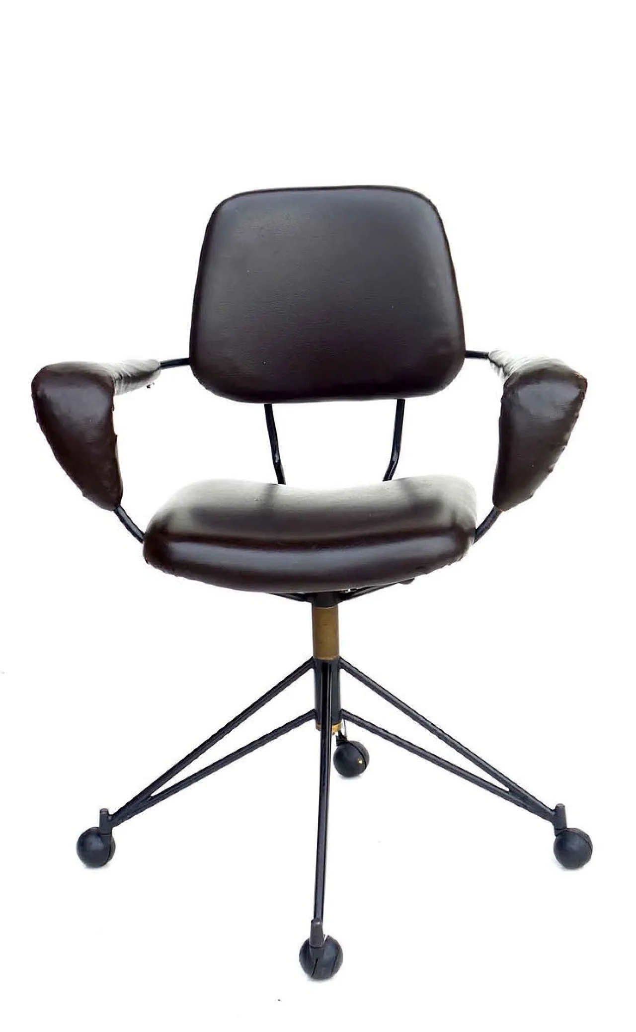 Sedia da scrivania girevole di Gastone Rinaldi per Rima, anni '50 1
