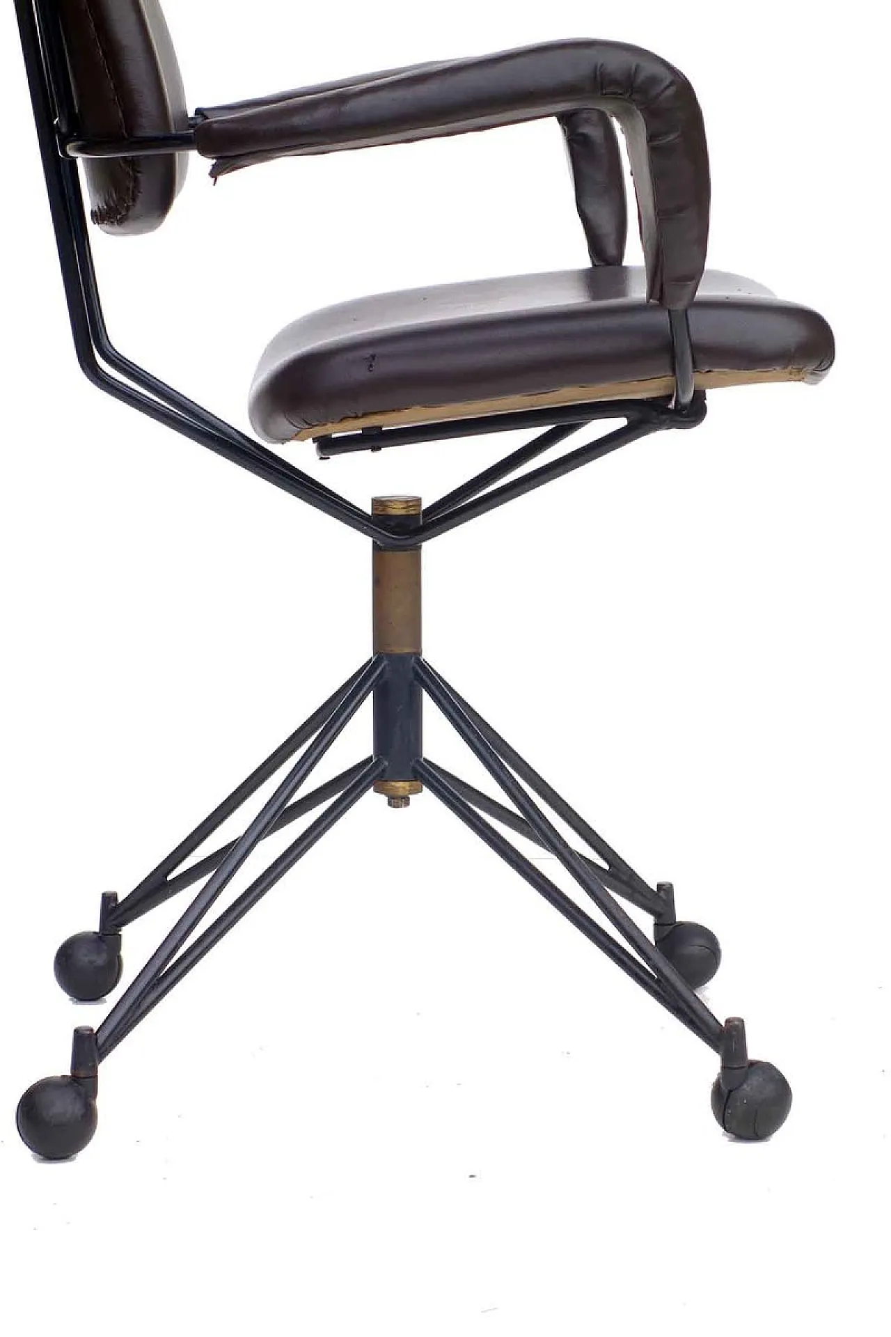 Sedia da scrivania girevole di Gastone Rinaldi per Rima, anni '50 4