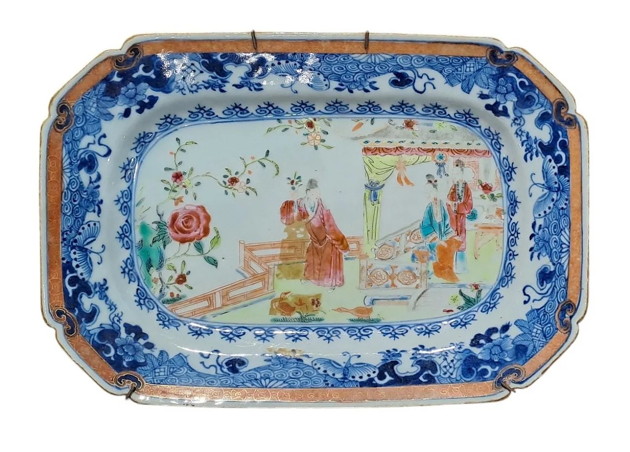 Piccolo vassoio in porcellana, Cina, '700 1