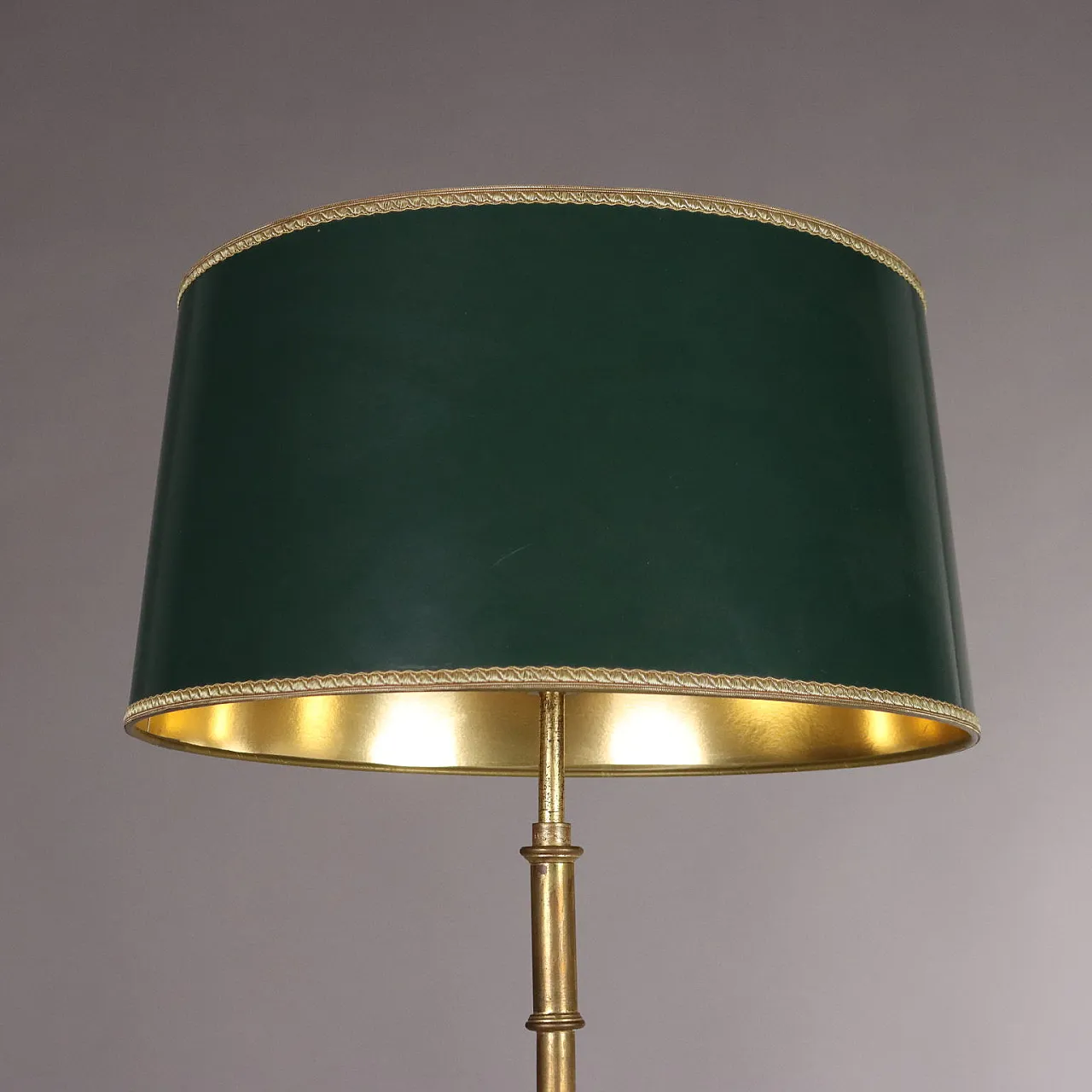 Neoclassical bronze floor lamp, 20th century 3