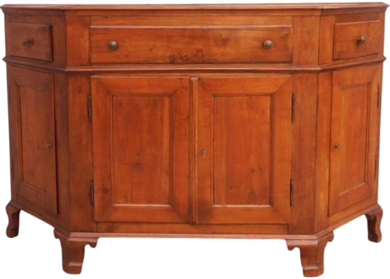 Ccredenza scantonata veneta, fine '700 11