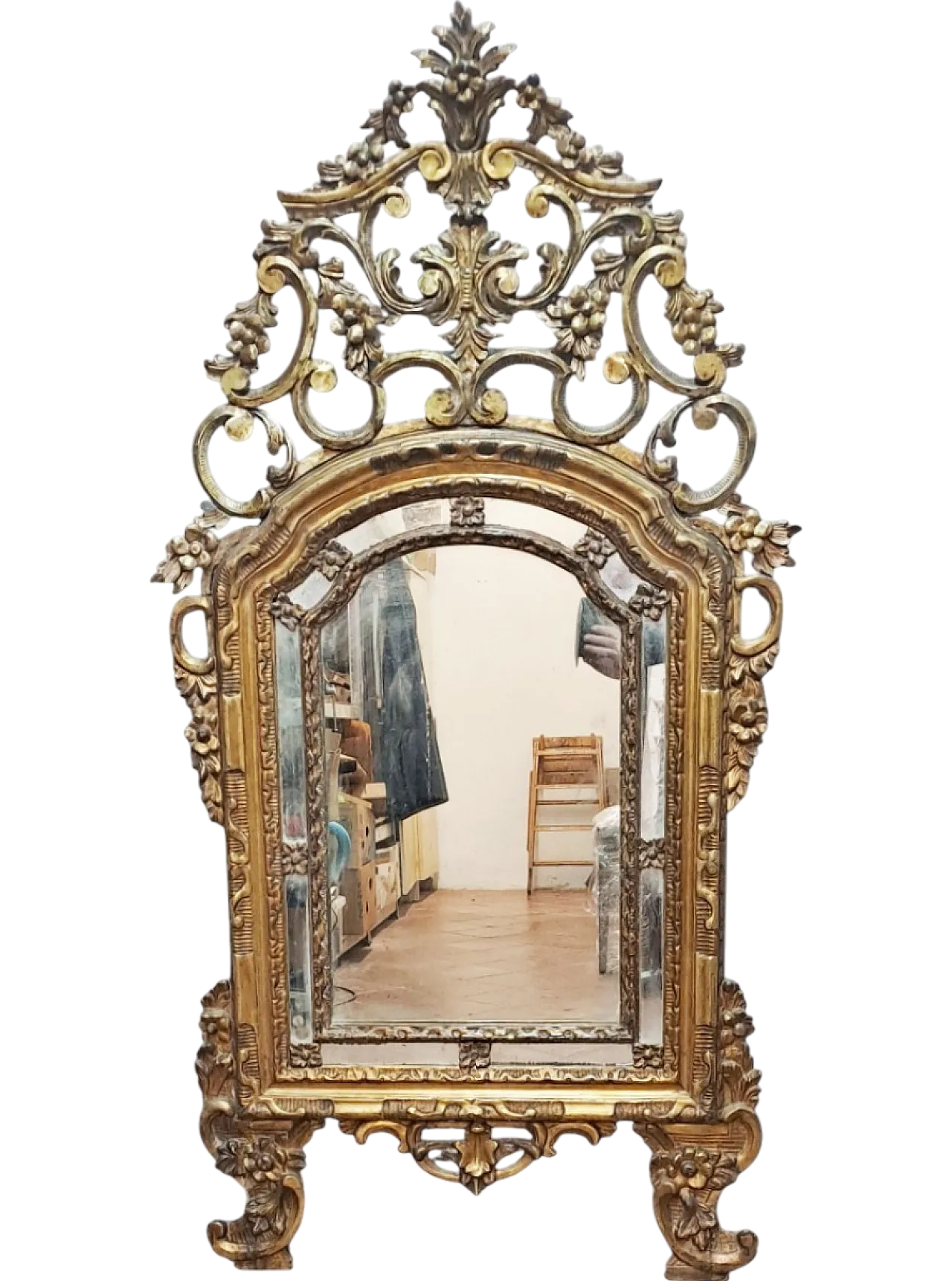 Specchiera dorata Piemonte, '700 11