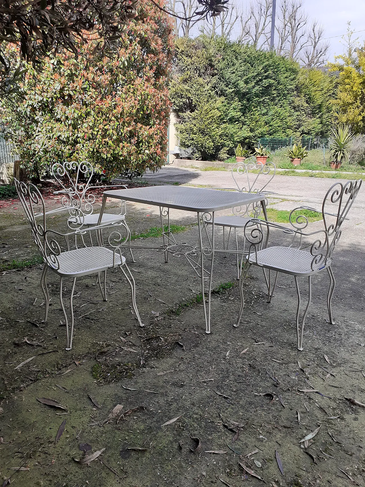 Set giardino in ferro, anni '60 6