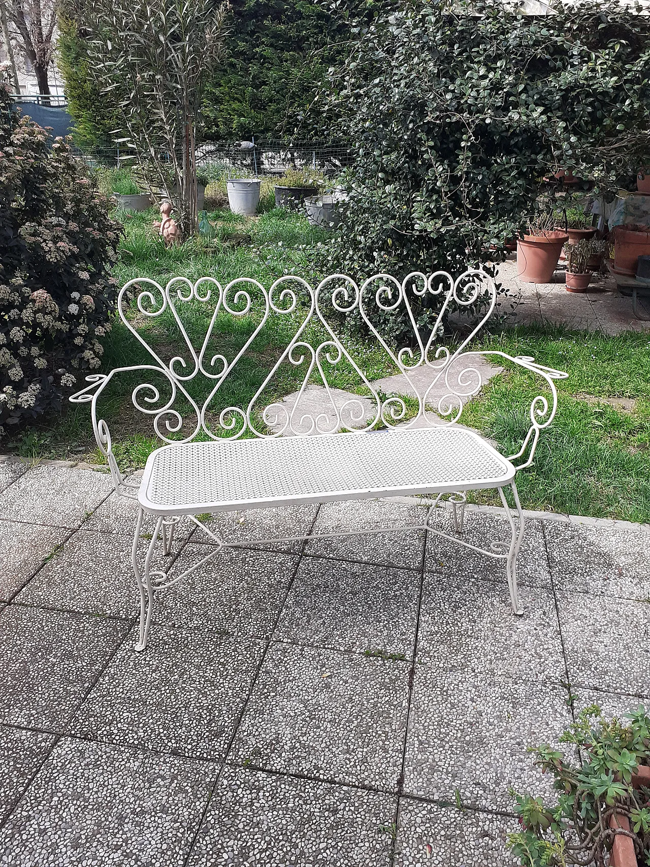 Set giardino in ferro, anni '60 7