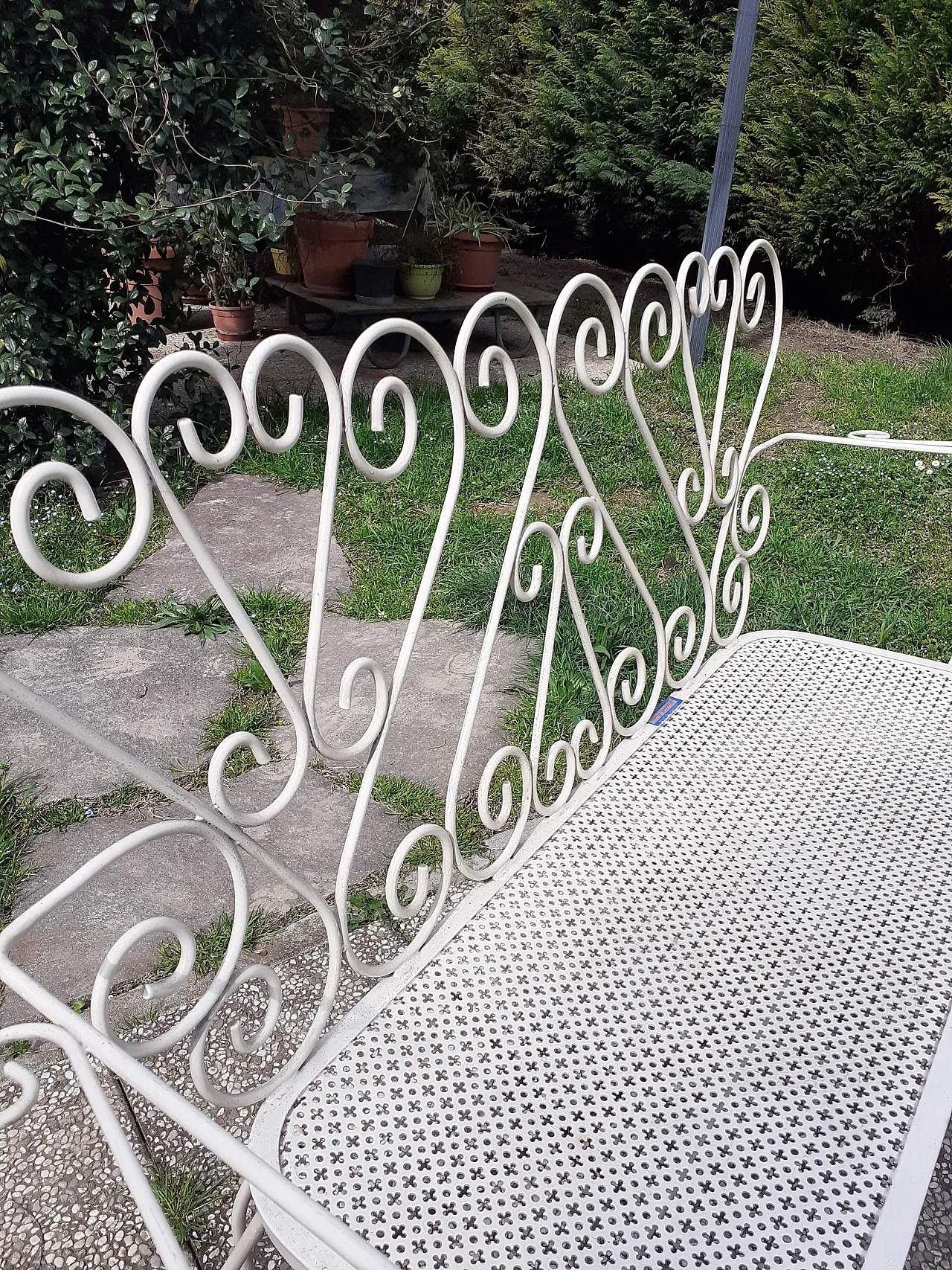 Set giardino in ferro, anni '60 9