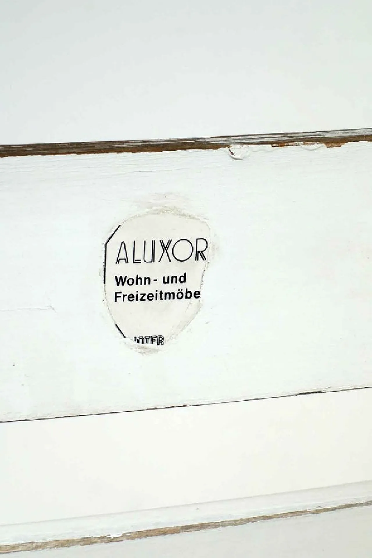 Poltrona da giardino pieghevole in legno bianco, anni '60 12