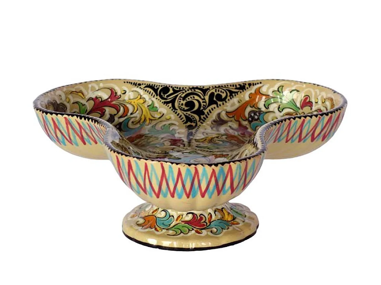 Vaso tradizionale in ceramica di Molaroni Pesaro, anni '50 1
