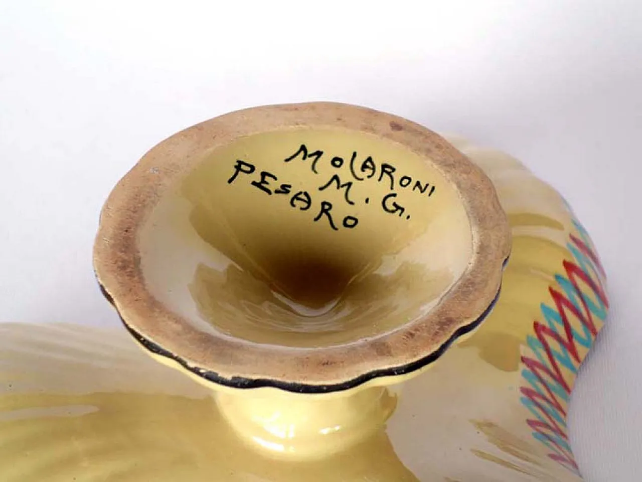 Vaso tradizionale in ceramica di Molaroni Pesaro, anni '50 4