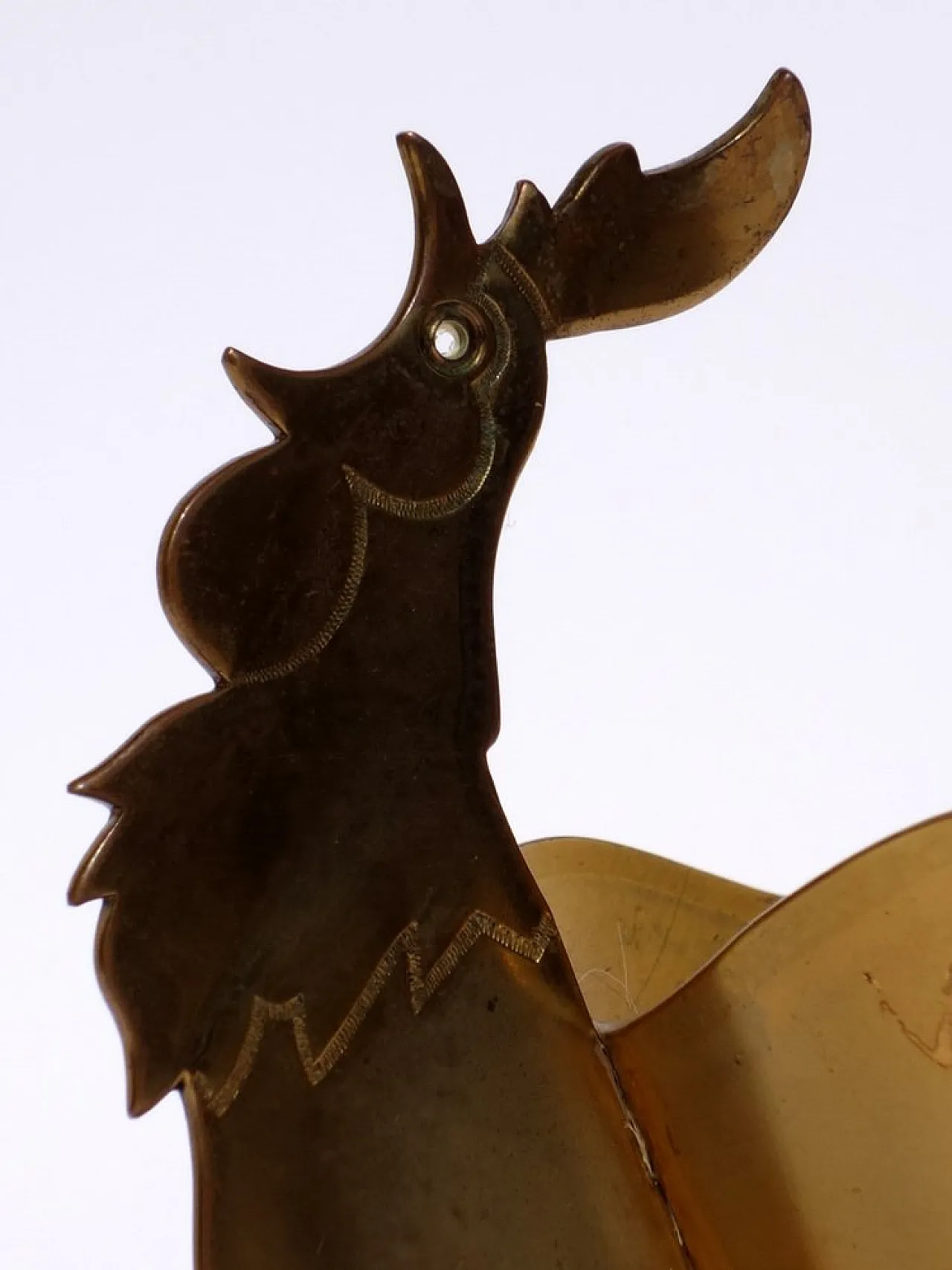 Scultura Argentiere Gallo futurista di Guido Galbiati, anni '30 5