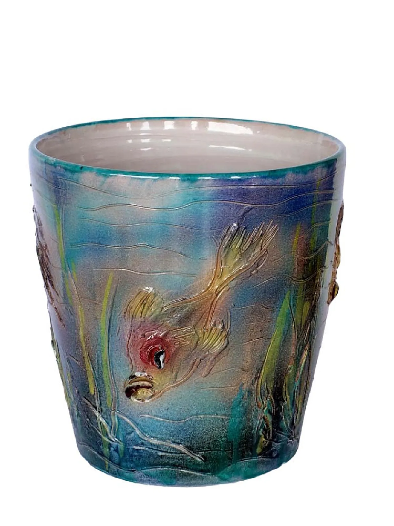 Vaso Albissola in ceramica di Umberto Ghersi, anni '60 1