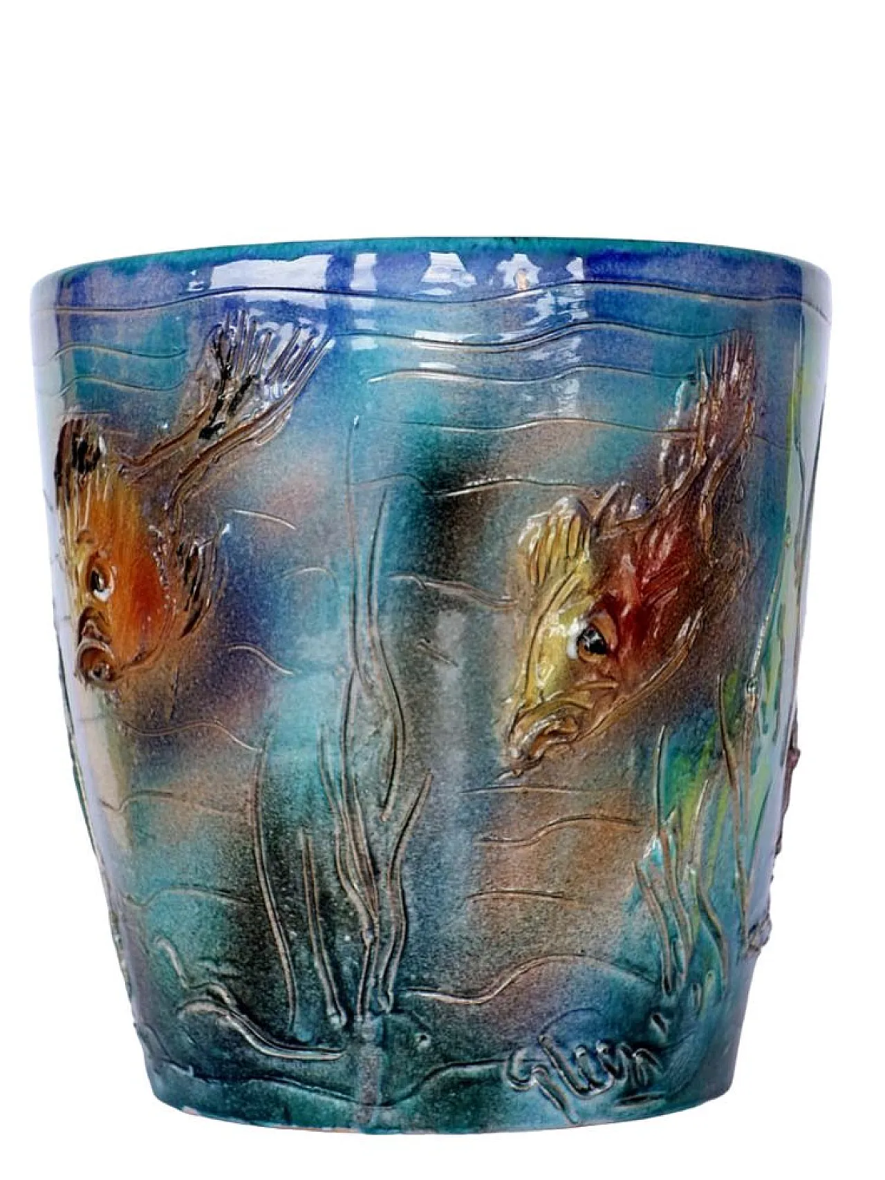 Vaso Albissola in ceramica di Umberto Ghersi, anni '60 2