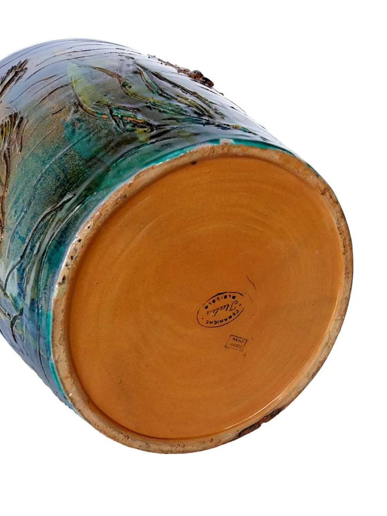 Vaso Albissola in ceramica di Umberto Ghersi, anni '60 7