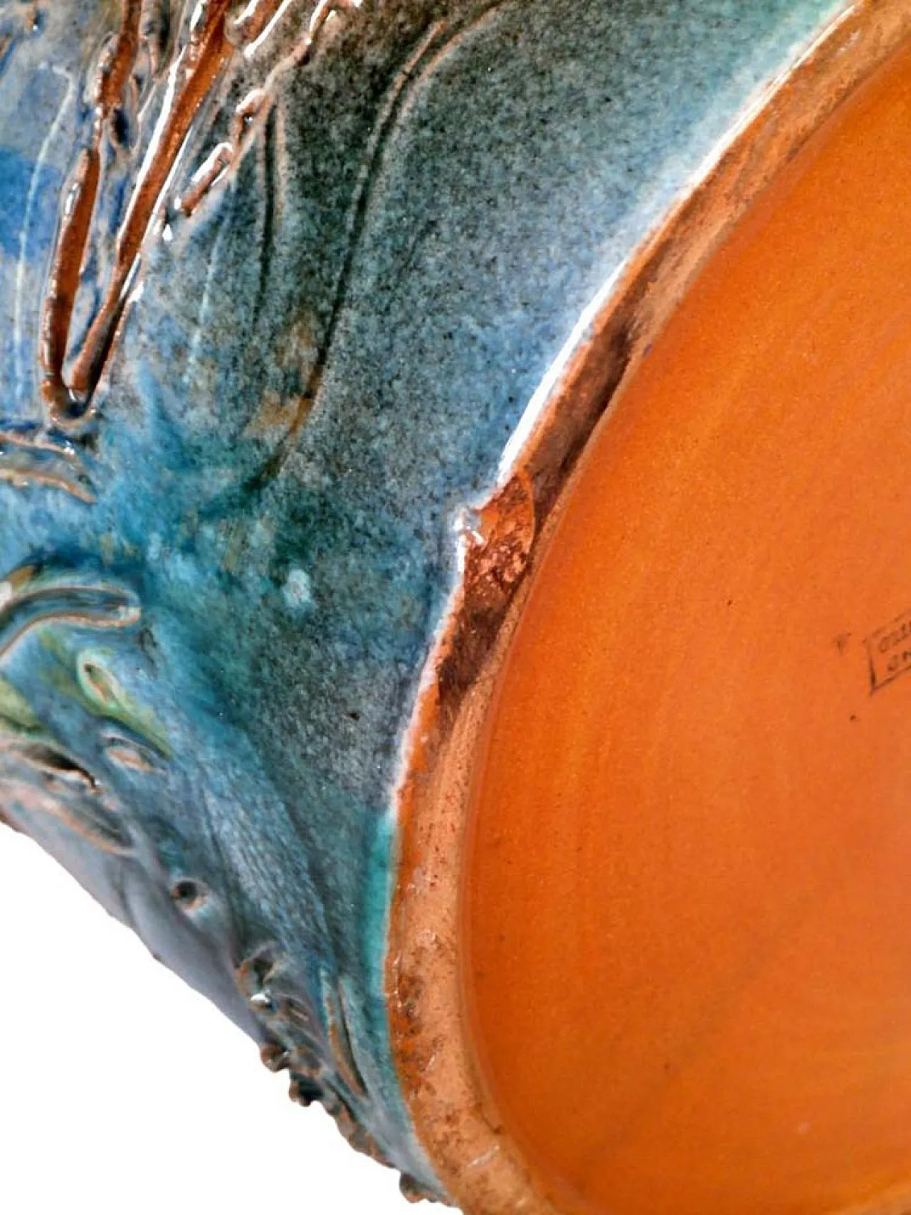 Vaso Albissola in ceramica di Umberto Ghersi, anni '60 8