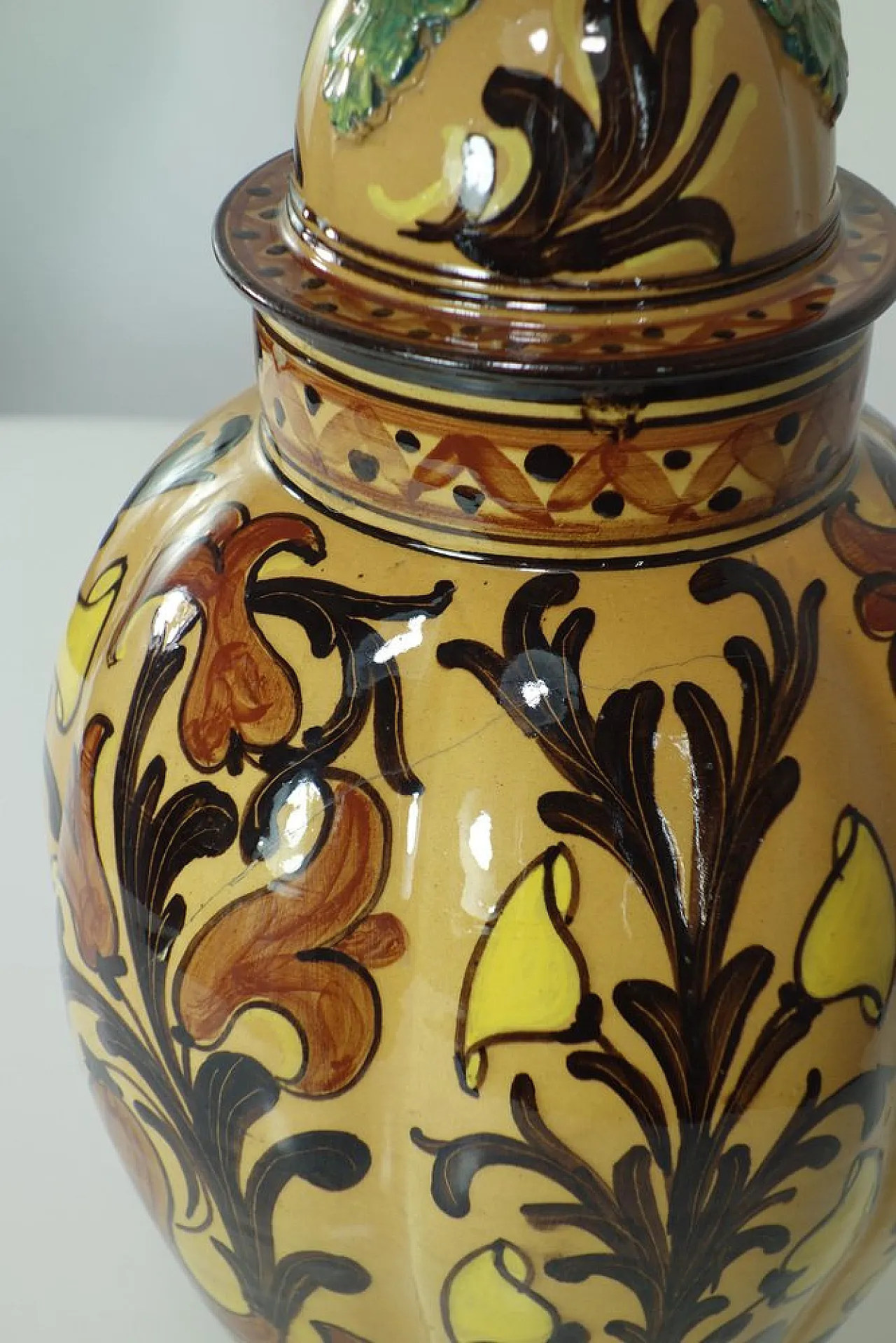 Vaso Potiche in ceramica, anni '20 10