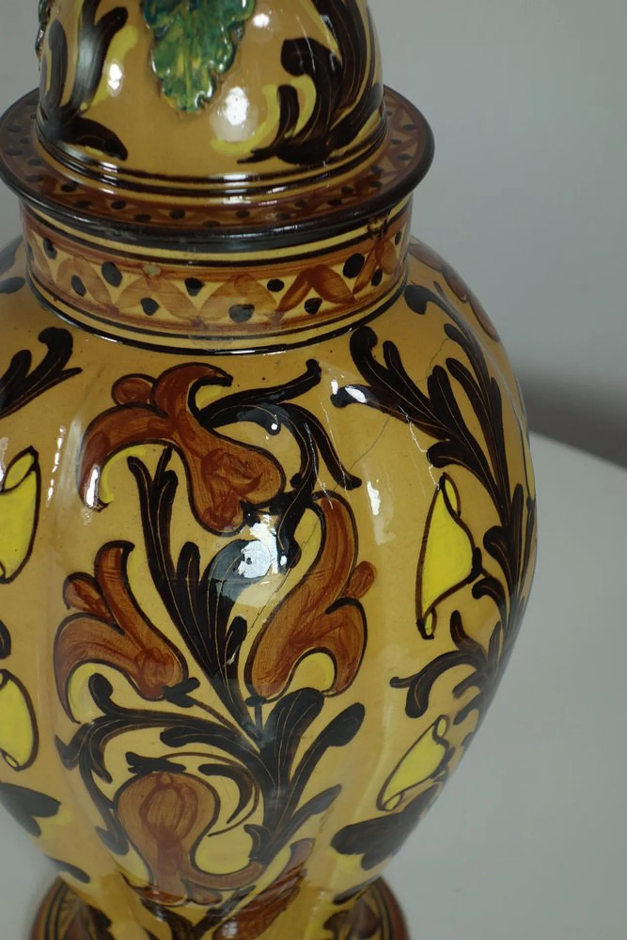 Vaso Potiche in ceramica, anni '20 11
