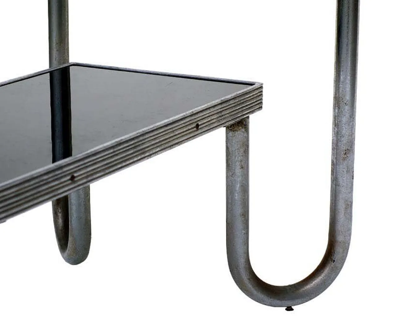 Rationalist Bauhaus coffee table in tubular metal, 1920s 3