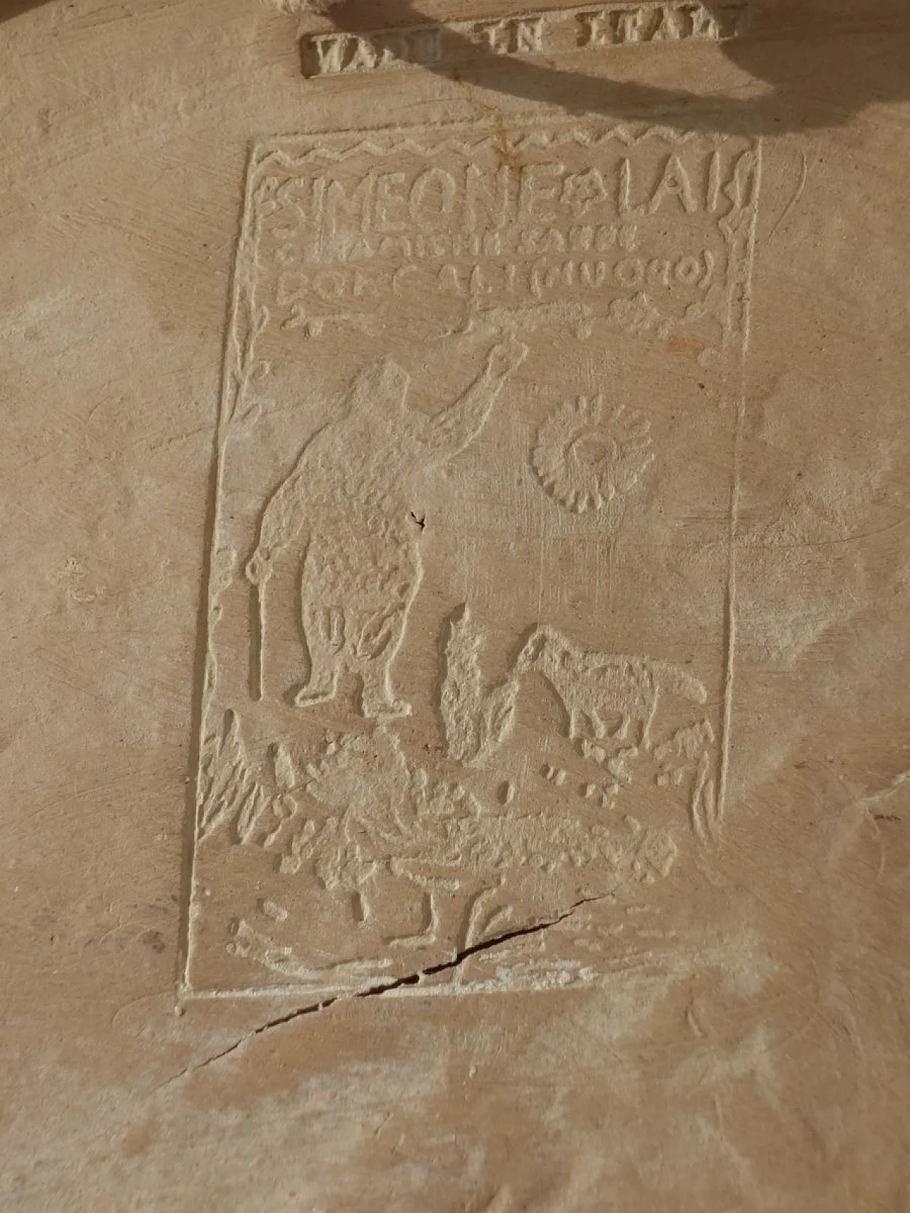 Coppia di piatti in ceramica di Simone Lai Dorgali, anni '30 6