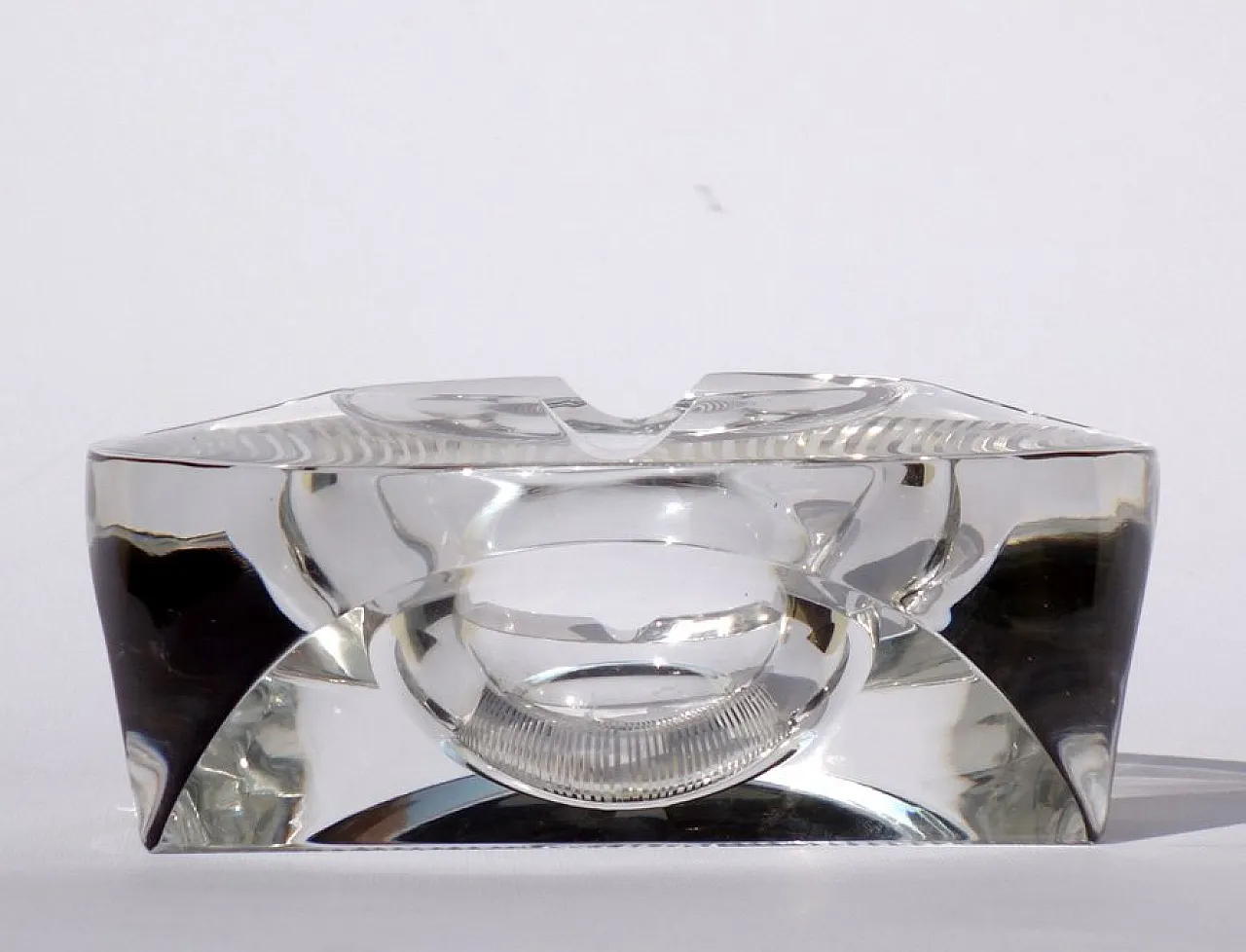 Posacenere Space Age in cristallo, anni '60 3
