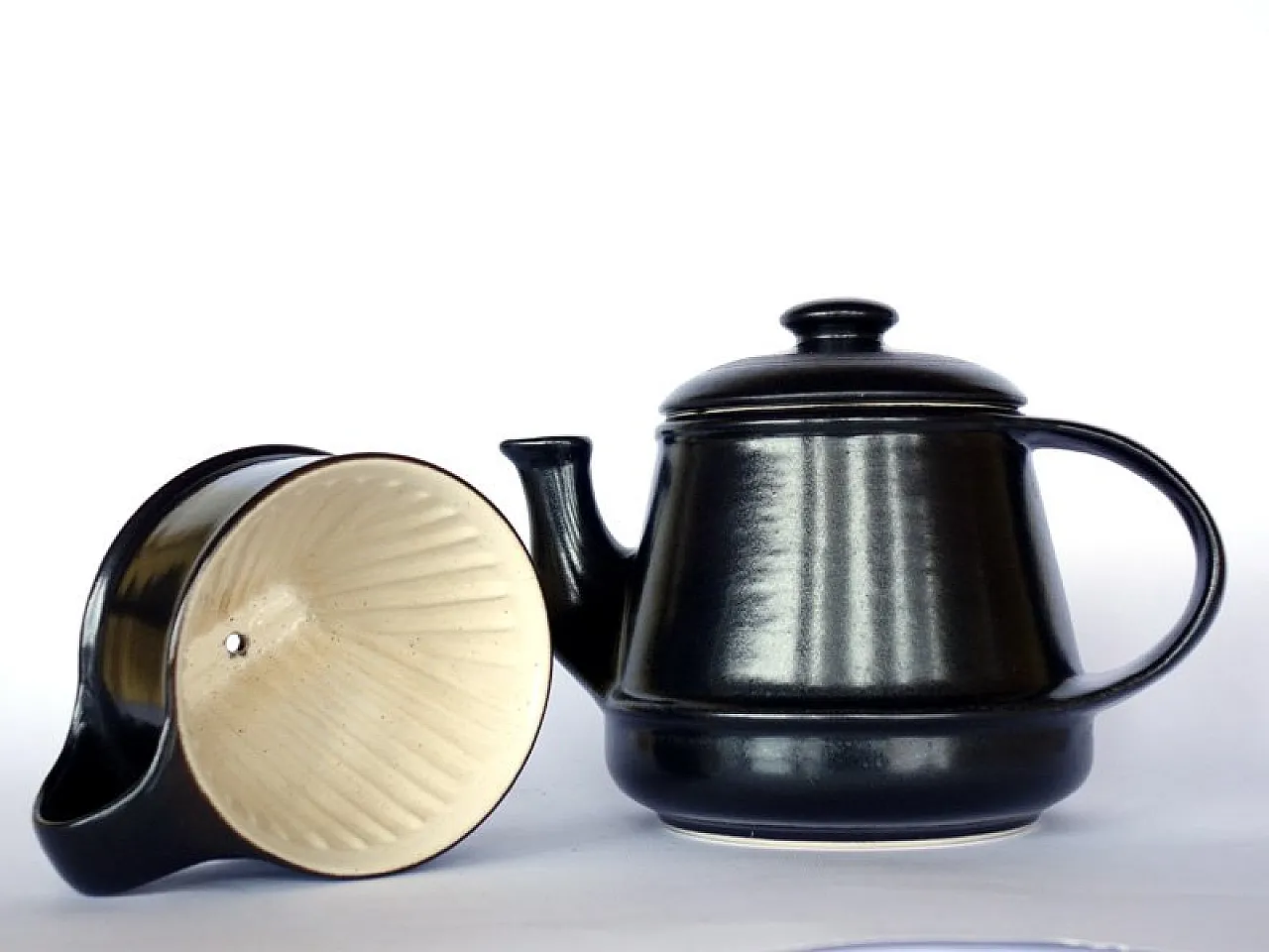 Teiera in ceramica di Franco Bucci per Laboratorio Pesaro, anni '60 4