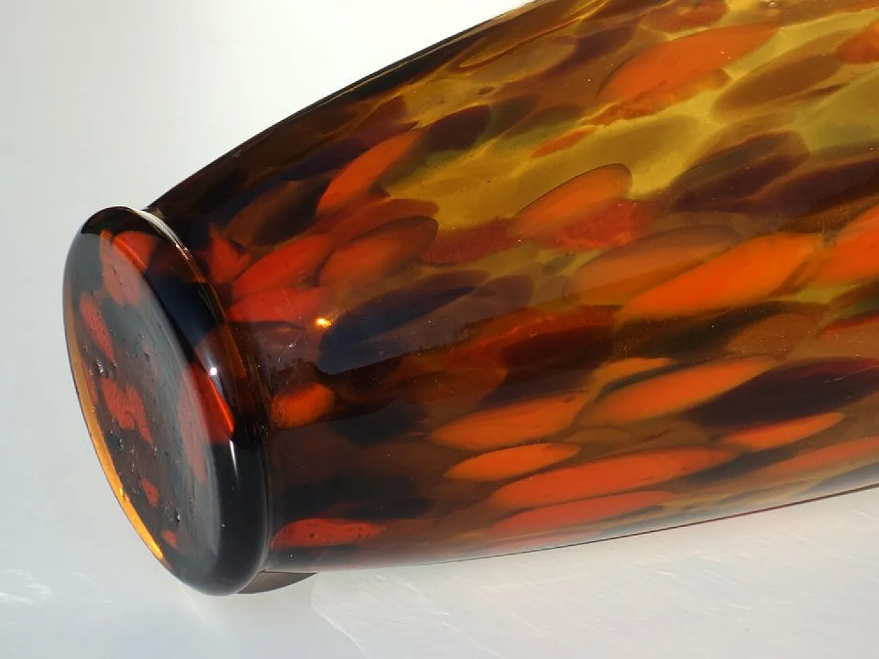 Vaso Avventurina Art Déco in vetro di Murano, anni '30 5