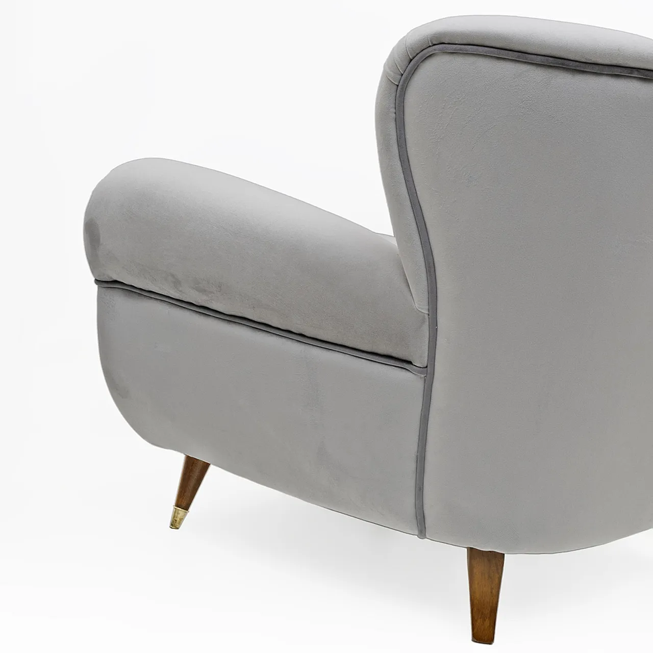 Divano in velluto attribuito a Guglielmo Ulrich, anni '40 5