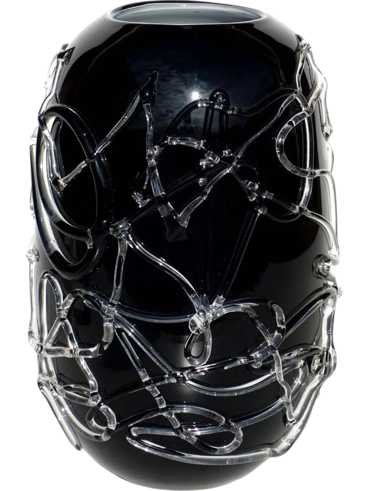 Murano glass vase by Michielotto, 1990s 5