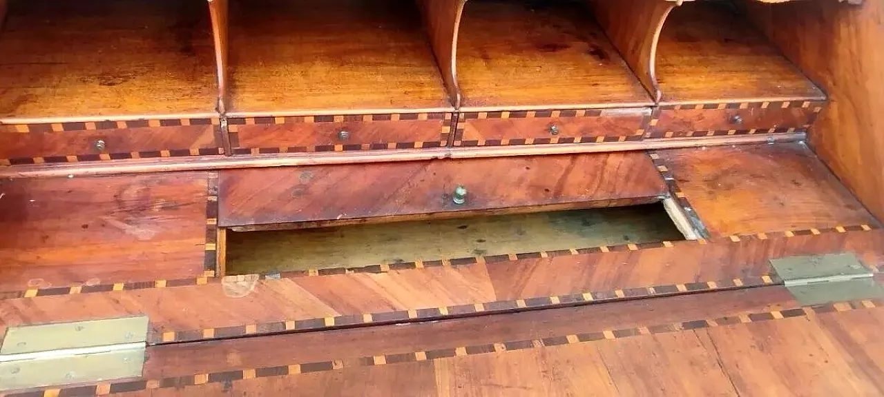 Scrivania antica in stile Luigi XVI in legno, '700 7