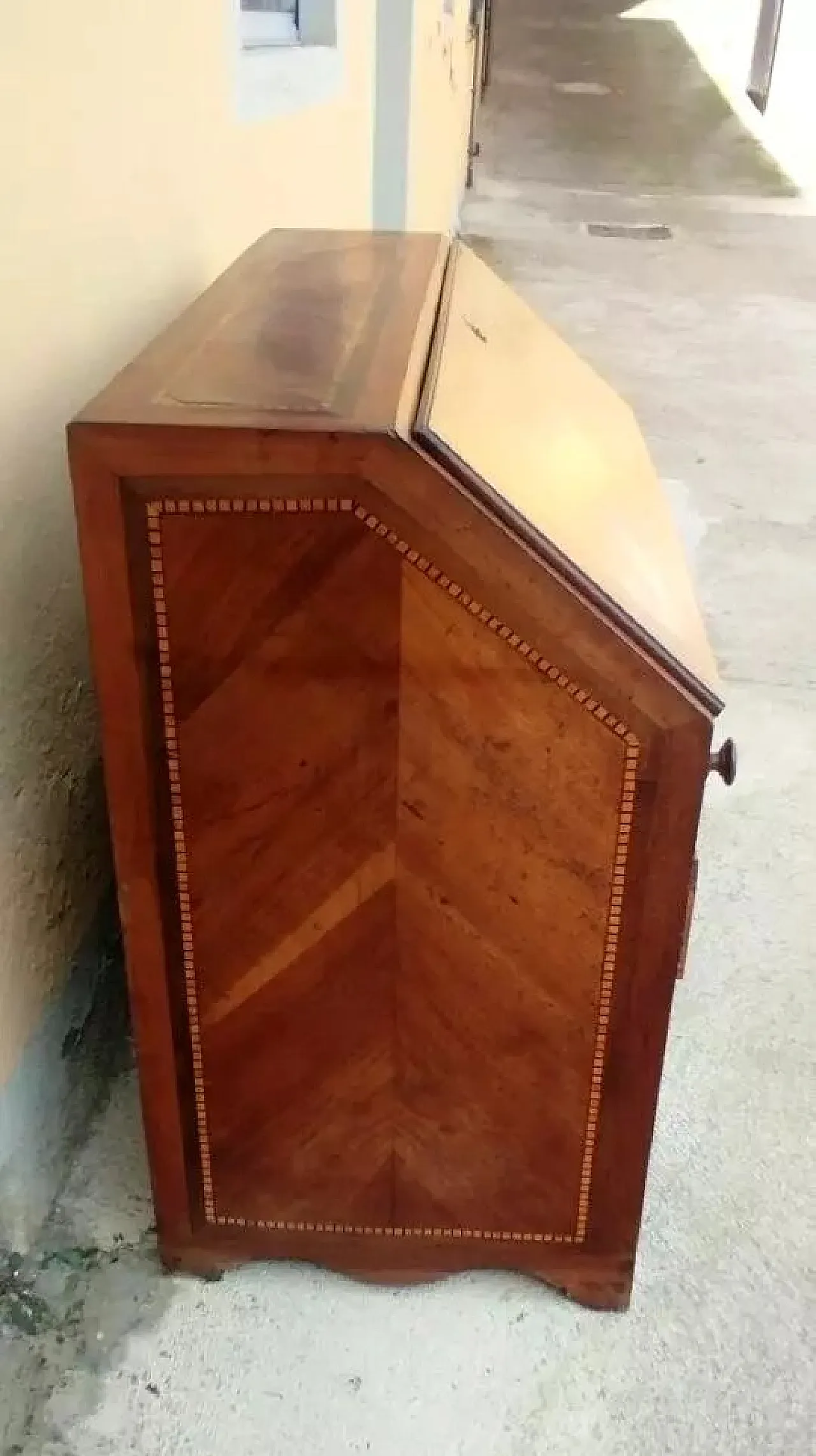 Scrivania antica in stile Luigi XVI in legno, '700 8