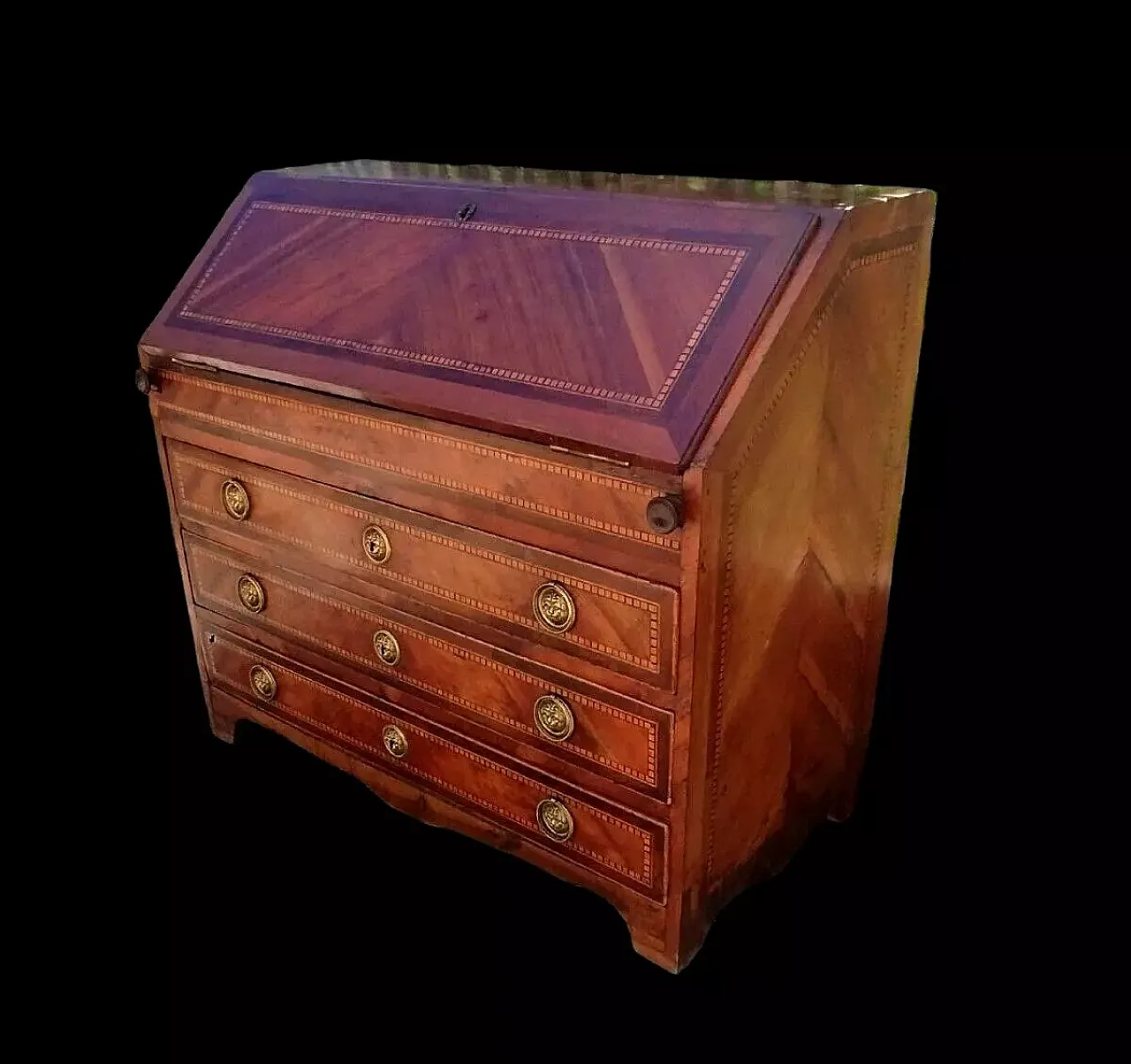 Scrivania antica in stile Luigi XVI in legno, '700 9