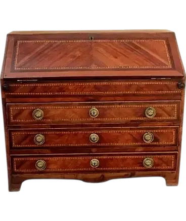 Louis XVI style antique wooden desk, 18th century