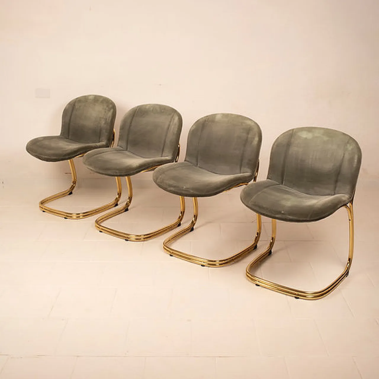 4 Sabrina chairs by Giorgio Rinaldi for RIMa Padova, 1970s 1