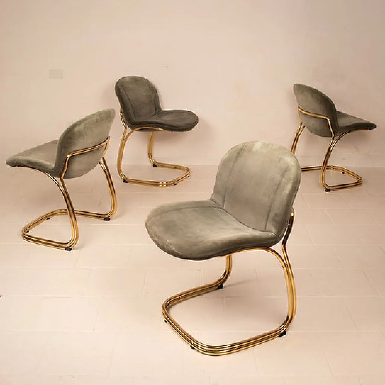 4 Sabrina chairs by Giorgio Rinaldi for RIMa Padova, 1970s 3