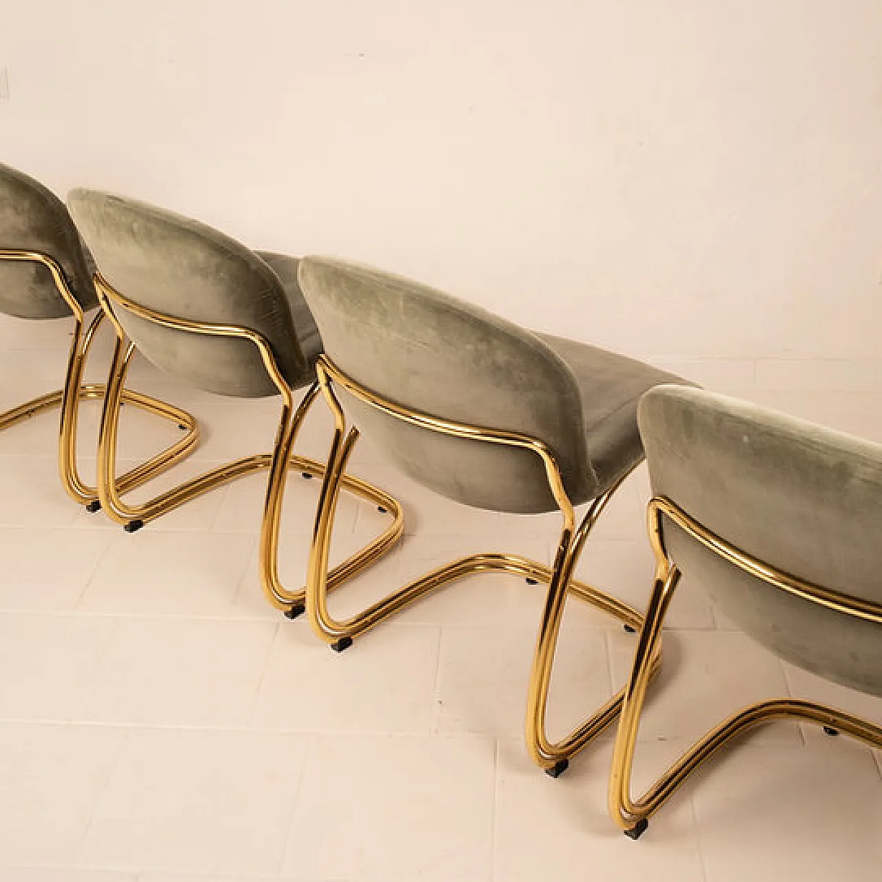 4 Sabrina chairs by Giorgio Rinaldi for RIMa Padova, 1970s 4