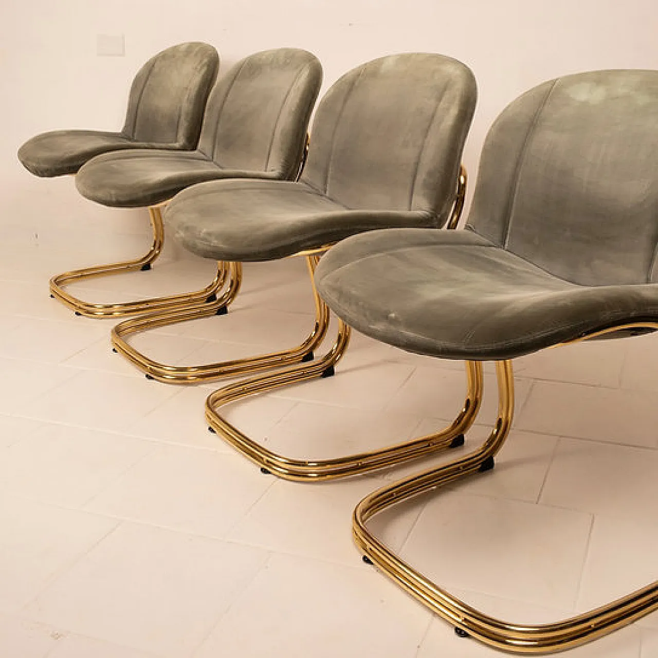 4 Sabrina chairs by Giorgio Rinaldi for RIMa Padova, 1970s 8