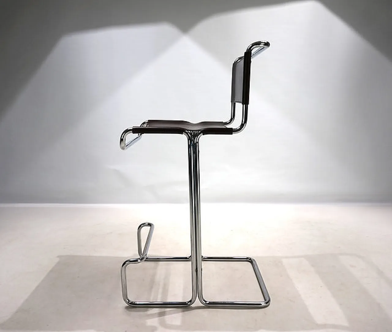 4 Tubular steel bar stools of Linea Veam, 1960s 6