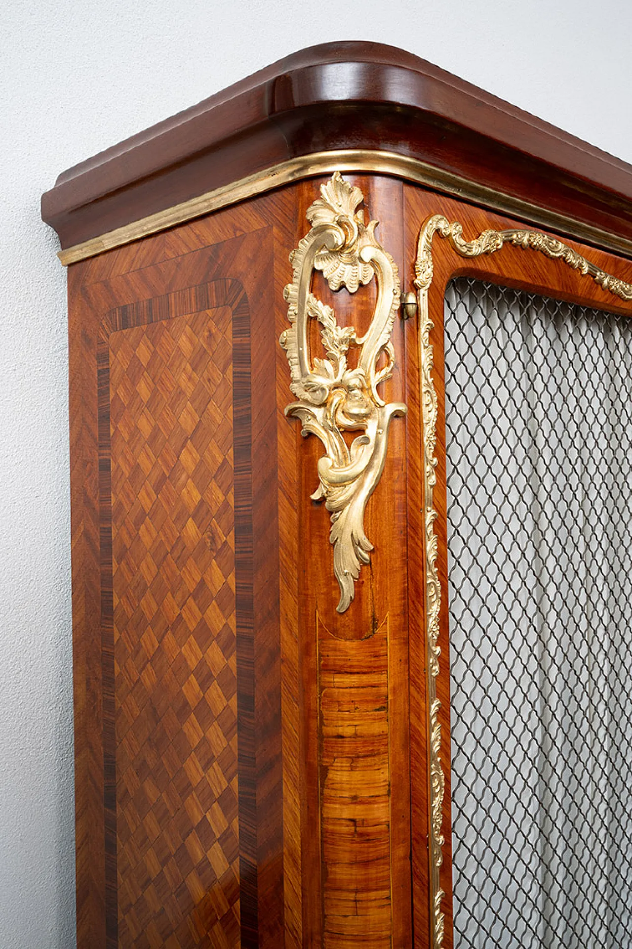 Libreria Napoleone III in legni esotici pregiati, '800 4