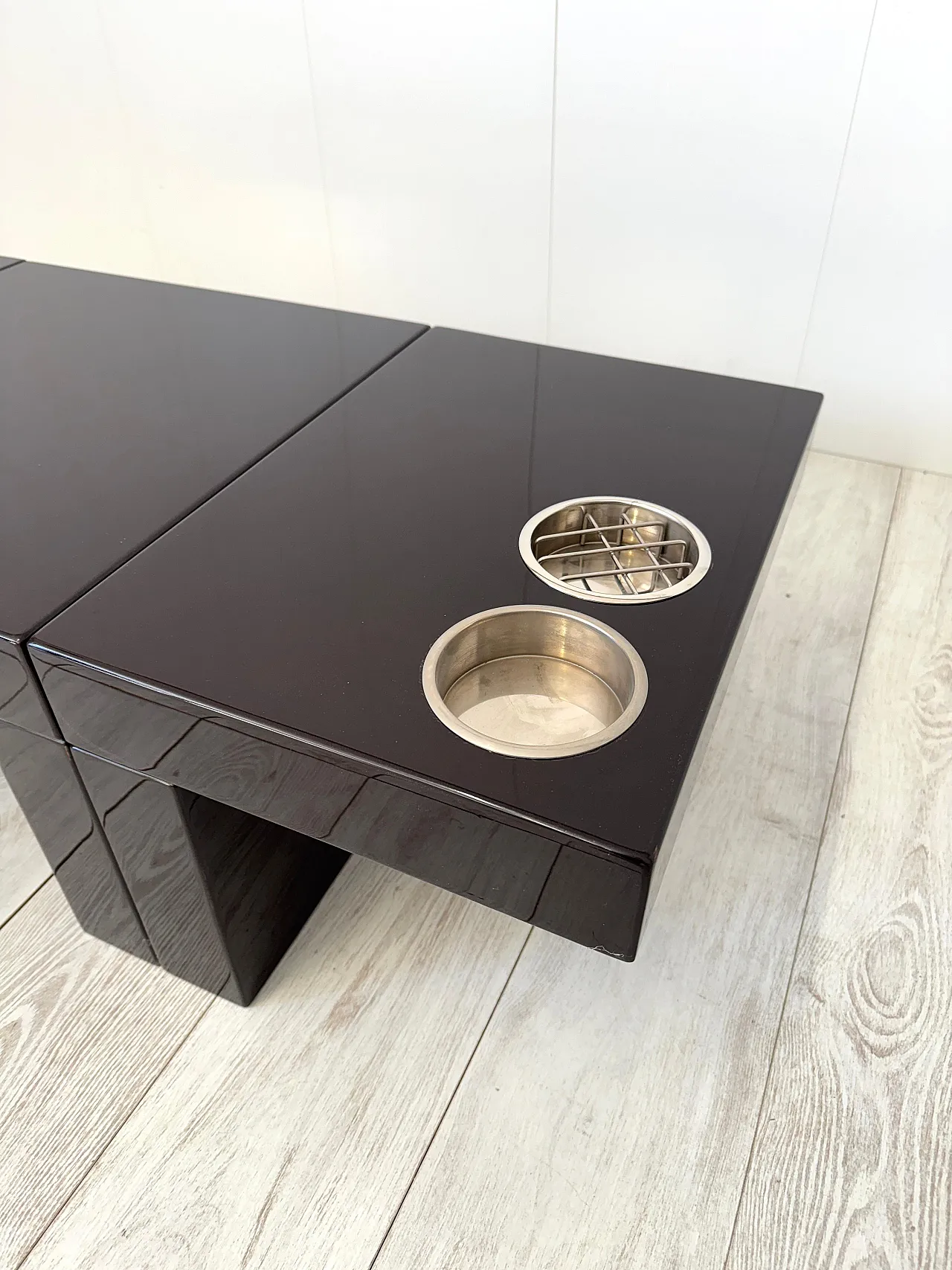 3 tavolini modulari Nac di Cesare Augusto Nava, anni '70 13