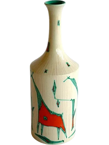 Vaso Giraffe in ceramica, anni '50