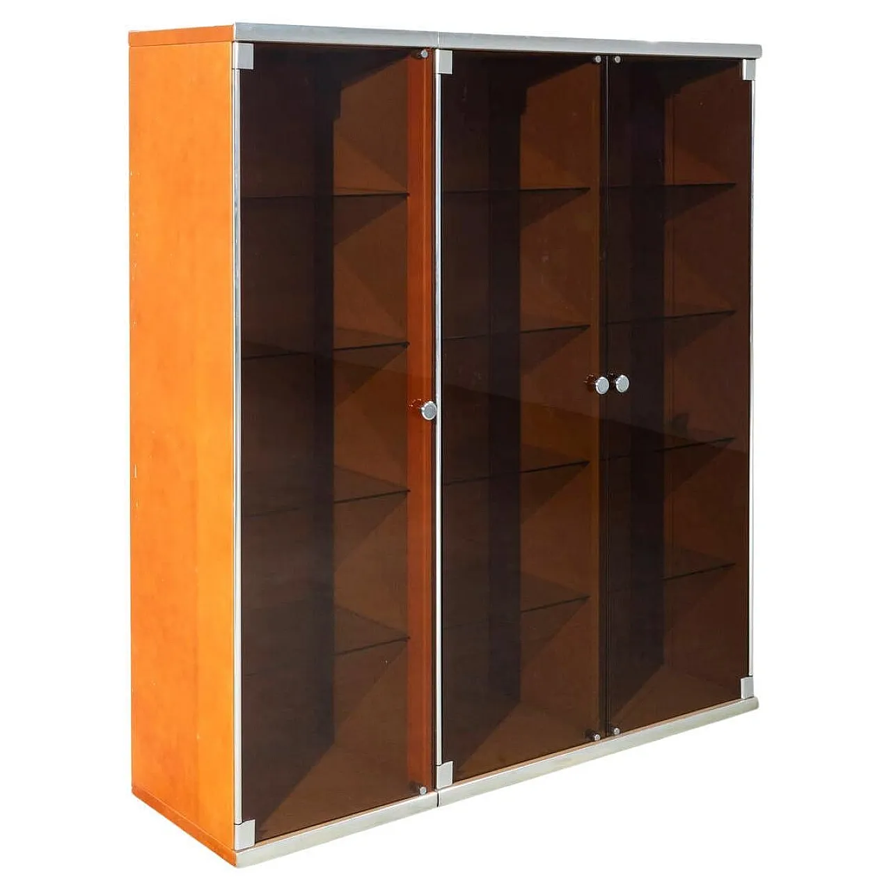 Coppia di vetrinette di Guido Faleschini per Mariani, anni '70 1